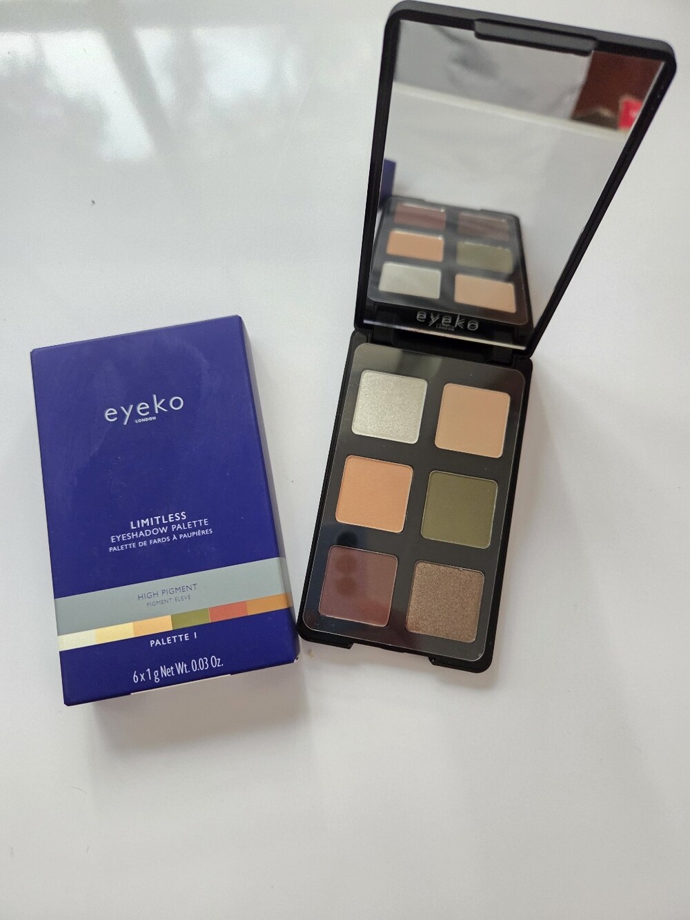 Eyeko London Limitless Eyeshadow Palette I High Pigment 6 Shades New in Box